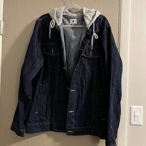 LRG Denim Jacket with Hood – Size 3XL (54–56) – Like New